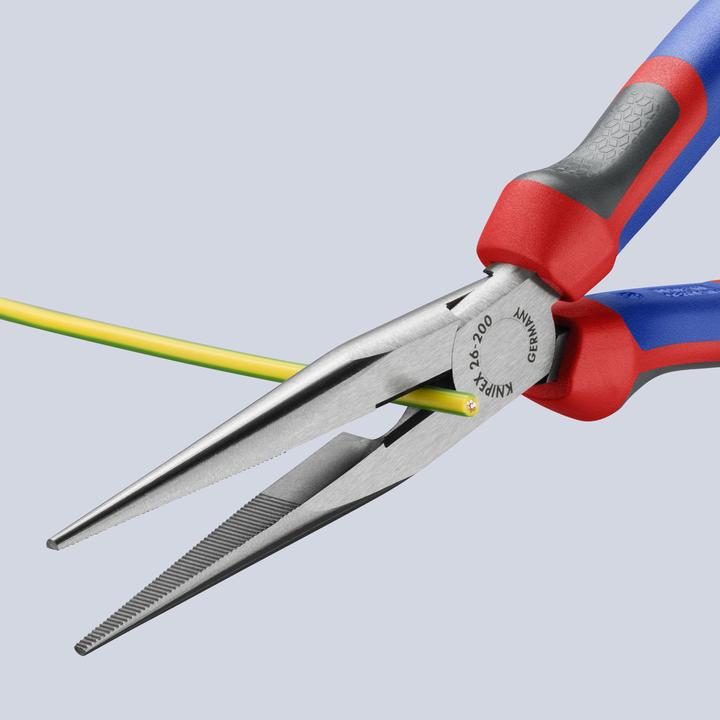 Produktbild Knipex Flachrundzange mit Schneide (200 mm)