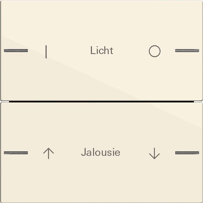 Cream white glossy (similar to RAL 1013)