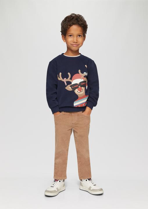 Image du produit S.Oliver Sweatshirt Wärmendes Sweatshirt mit Weihnachtsmotiv (98)