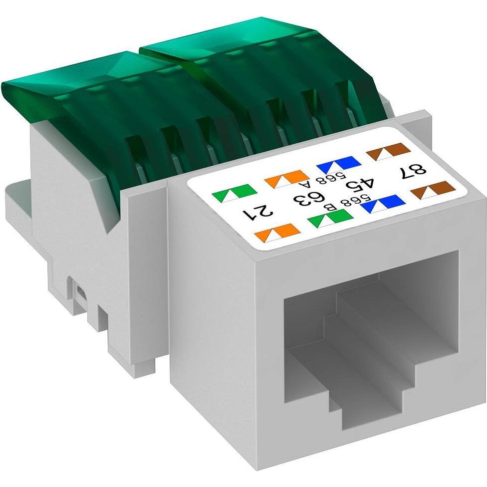 OBO Bettermann ASM-C5 Anschlussmodul CAT 5ungeschirmt 6117337 (CAT5), Netzwerkkabel