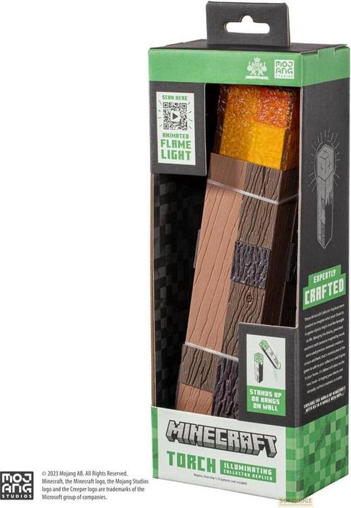 Produktbild Noble Collection Dekoleuchte Minecraft Illuminating Torch (25 cm)