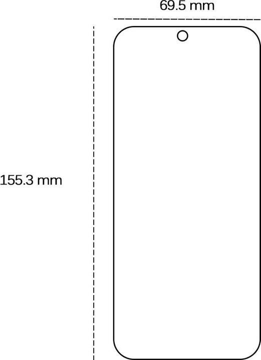 Produktbild OEM Gehärtetes Glas 2,5D für Honor 90 Lite 5G (1 Stk.)