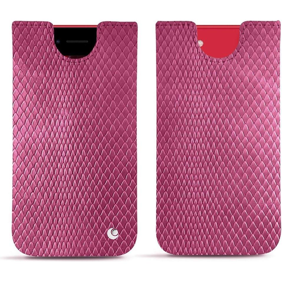 Noreve Lederschutzhülle (Apple iPhone SE (2nd Gen), Apple iPhone SE (3rd Gen)), Smartphone Hülle, Rosa