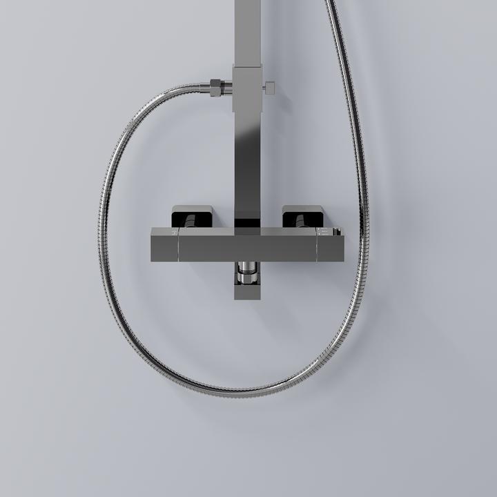 Productafbeelding Steinberg Serie 160 douchesysteem, complete set, Easy-Clean, lengte regendouchearm 910-1380mm, 160