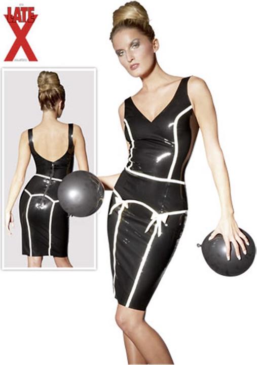 Actual product image LateX Toys Latex dress "Pin up (L)