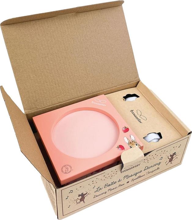 Produktbild Trousselier Spieluhr tanzend Peter Hase, Erdbeeren magnetisch