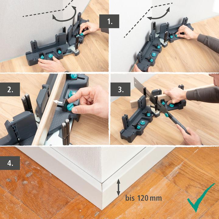 Produktbild wolfcraft Schmiege- und Gehrungsschneidlade