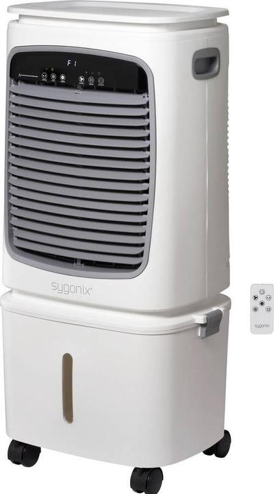 Image du produit Sygonix Luftkühler 80 W (L x B x H) 400 x 300 x 850 mm Weiss LED-Display, mit Fe