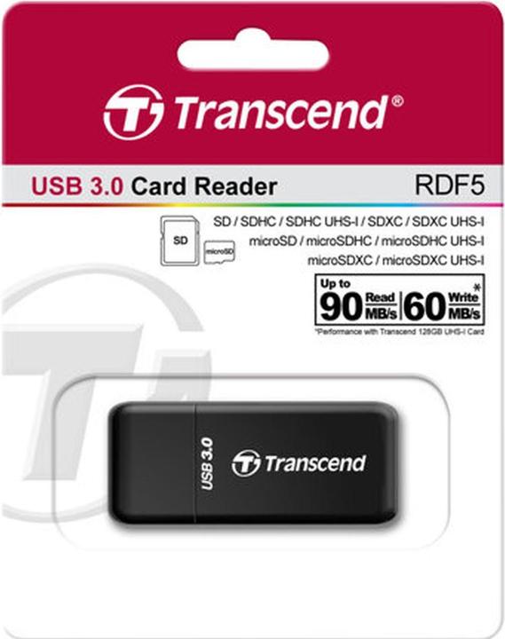 Produktbild Transcend Card Reader F5 USB3.0 (USB 3.1)