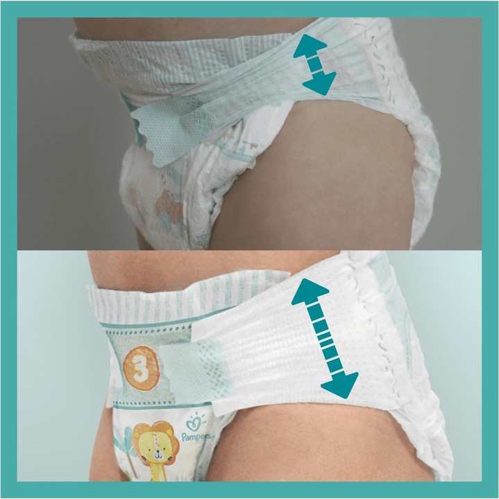 Produktbild Pampers Baby-Dry ALT (Gr. 3, Monatsbox, 198 Stück)