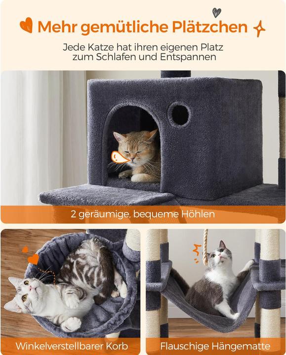 Image du produit Feandrea Cat Spa (206 cm, Gris)