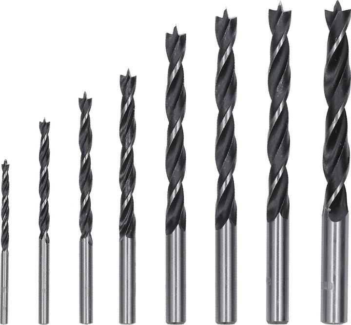 Actual product image Bosch Professional Zubehör PRO Wood twist drill bit set. 8 pcs. (5 mm, 6 mm, 7 mm, 8 mm, 9 mm, 10 mm, 3 mm, 4 mm)