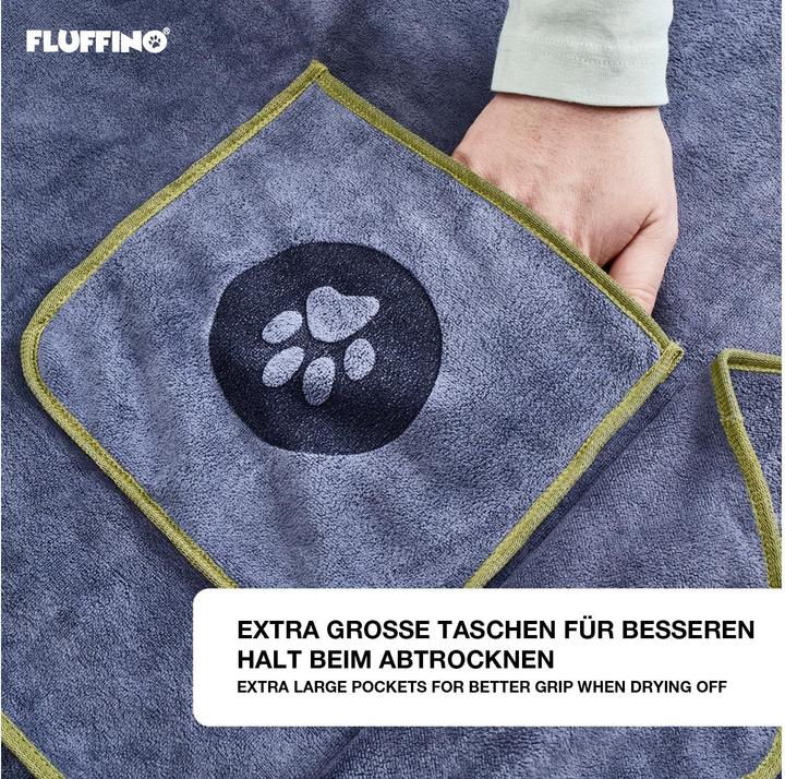Image du produit Fluffino Set de 2 serviettes pour chiens (Chien)