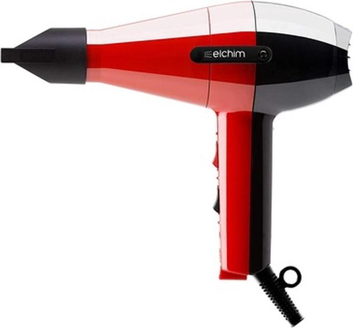 Elchim Sèche-cheveux professionnel 2001 HP Rouge/Noir (2000 W)