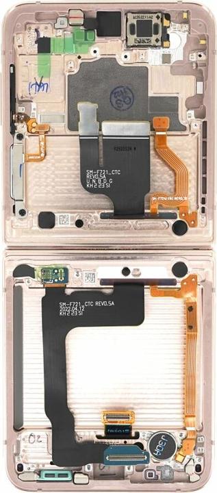 Image du produit Samsung Unité d'affichage + cadre F721 Galaxy Z Flip4 5G or GH82-29440C (Écran, Galaxy Z Flip4)