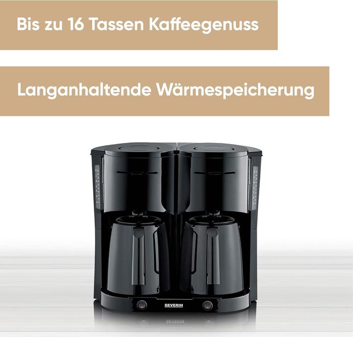 Actual product image Severin KA 9315 black Duo Filter Coffee Maker