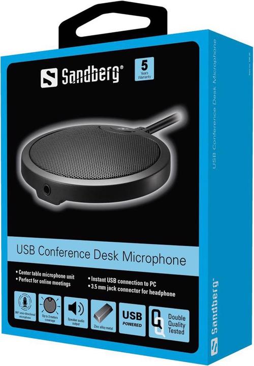 Immagine prodotto Sandberg Microfono da tavolo USB