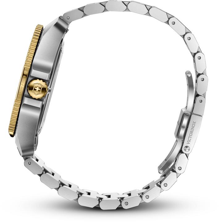 Image du produit Victorinox Journey 1884 Quartz Three hands Steel & Mineral, montre de plongée, 43 mm, Cadran Vert, Bracelet Aci (Montre de plongée, 43 mm)