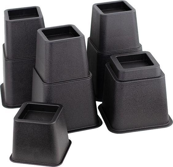 Sundo Möbel- und Betterhöher Set - Pack à 8 Stück (15.5 x 15.5 x 15 cm)