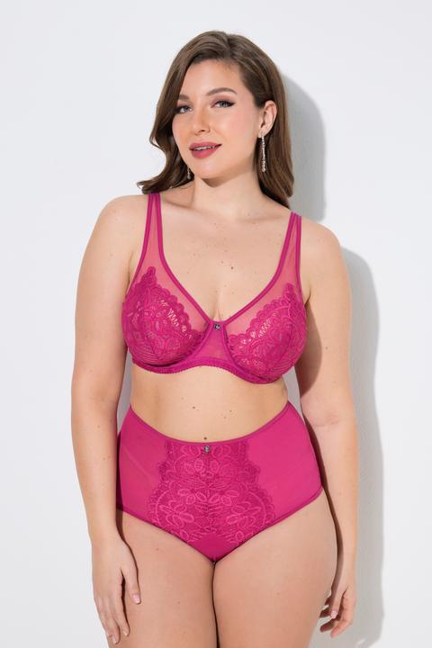 Produktbild TruYou Bügel-BH, Spitze, Mesh-Träger, Cup B - E (Einzelpack, 85 E)