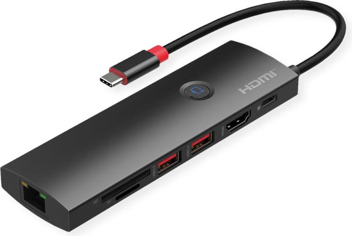 Immagine prodotto Roline USB 3.2 Gen2 Typ C Multiport Dockingstation (USB-C, 3 Porti)