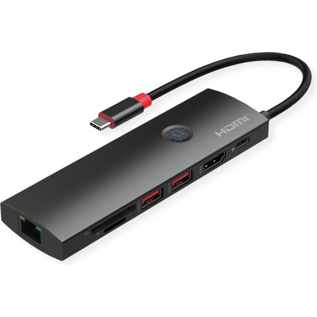 Roline USB 3.2 Gen2 Typ C Multiport Dockingstation (USB-C, 3 Porti), Docking station + Hub USB