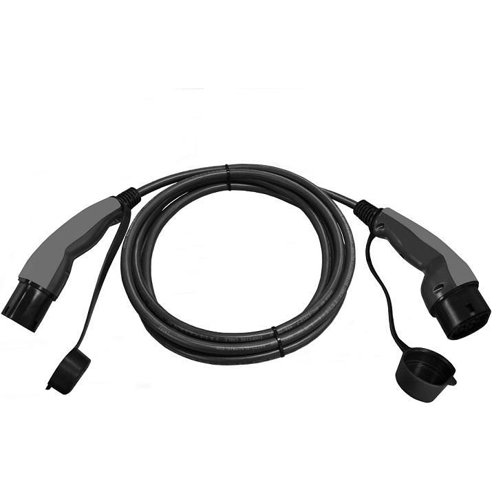 Ratio Electric, Cavo di ricarica per auto elettrica, Cavo di ricarica EV.Basic per auto elettriche, tipo 2 monofase 32 Ampere (fino a 7,4kW), 6m (Tipo