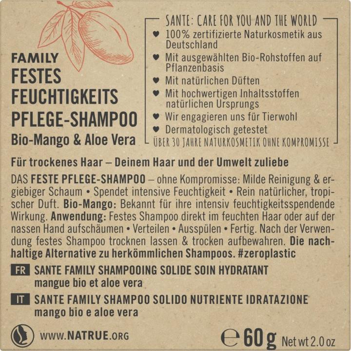 Image du produit Sante Shampoing Humidité (Shampoing solide, 60 g)