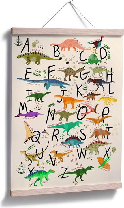 Produktbild Trenddeko Dinosaurier Alphabet (60 x 80 cm)