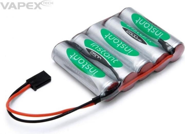 Vapex Mottagarack 6V 2500mAh NiMH Instant Flat (2500 mAh, 6 V)