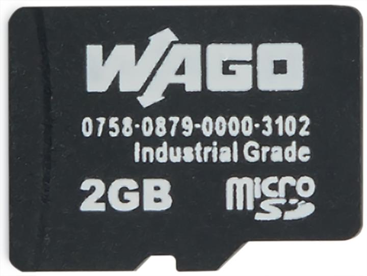 Actual product image Wago Memory card (2 GB, Nano memory card)