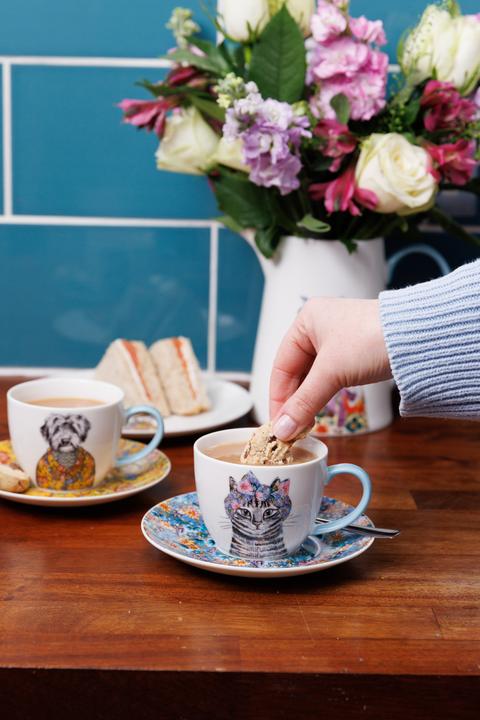 Actual product image Mikasa MK Tea Cup And Saucer (2 pcs.)