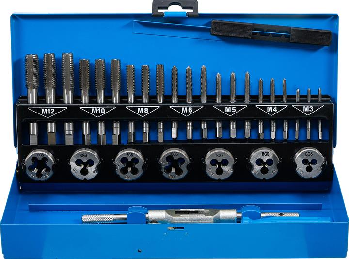 Actual product image BGS Tap and Die Set M3 - M12 32 pcs.