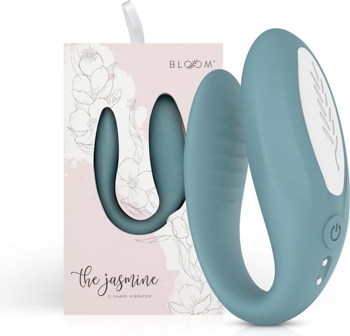 Image du produit Bloom The Jasmine Vibromasseur en forme de C - Vert