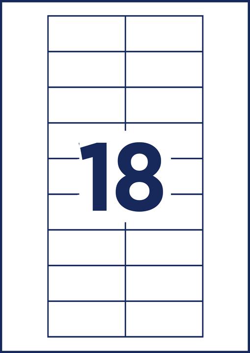 Actual product image Badgepoint Name badge polar POL30MA66-20DR 70x30mm e.st 20pcs.