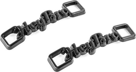 Actual product image LaceGodZ 1 Paar "Hey Bro" Schnürsenkel Clips (3.76 cm)