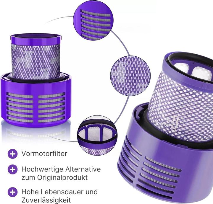 Actual product image Hermex Compatible hoover filter for Dyson V10 SV12