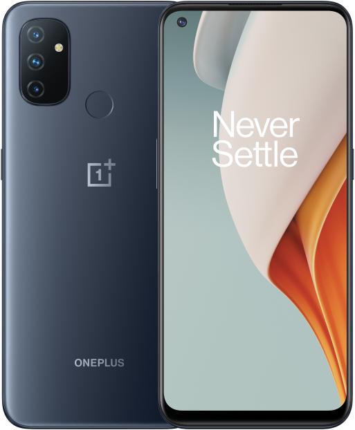 Produktbild OnePlus Nord N100 (64 GB, Midnight Frost, 6.52", Hybrid Dual SIM, 4G)