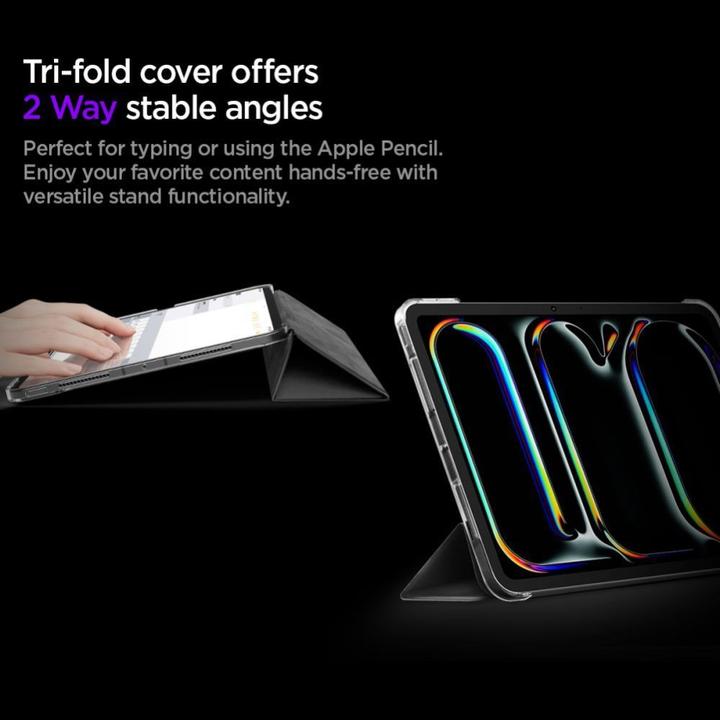 Produktbild Spigen - Liquid Air Folio - iPad Pro 11 (2024) - Black (Apple iPad Pro 11 2024)
