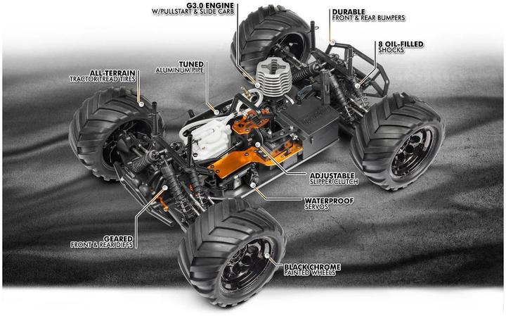 Actual product image HPI Bullet MT 3.0 (ARR Almost Ready to Run)