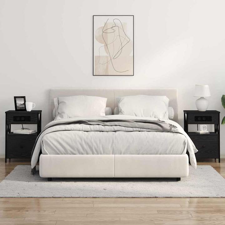 Actual product image vidaXL Bedside table (40 x 31 x 60 cm)