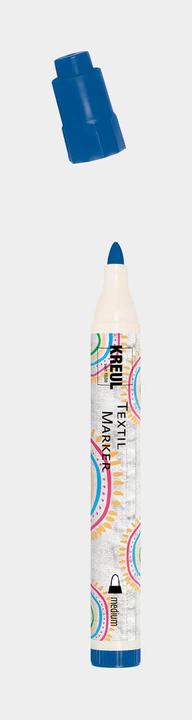 Actual product image Kreul Textile marker JAVANA "texi m "x medium", blue (Blue, 4 mm, 1 x)