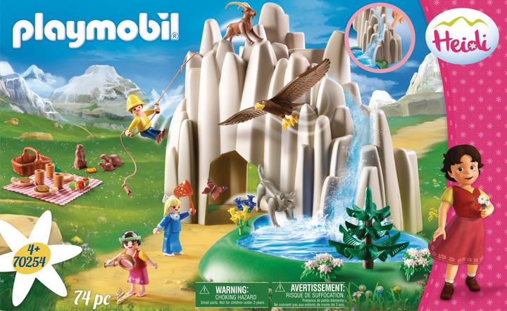 Actual product image Playmobil At the crystal lake with Heidi, Peter and Clara (70254, Playmobil Heidi)