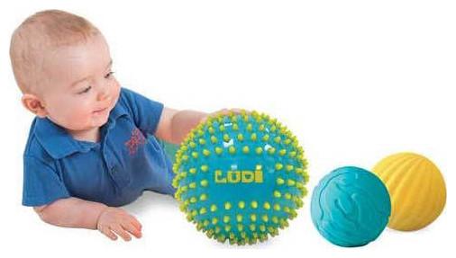 Actual product image LUDI Sensory ball set - blue - LU30021
