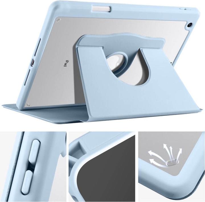 Produktbild Cover-Discount iPad 10.2 - 360-Grad Hülle hellblau (Apple iPad 2019 (7. Gen), Apple iPad 2020 (8. Gen), Apple iPad 2021 (9. Gen))