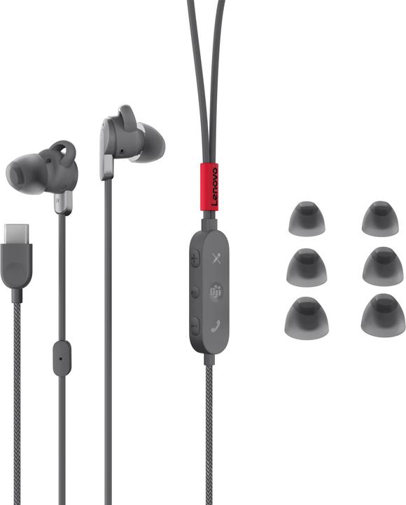 Immagine prodotto Lenovo Accessori Go Cuffie intrauricolari USB-C ANC (ANC, Cablato)