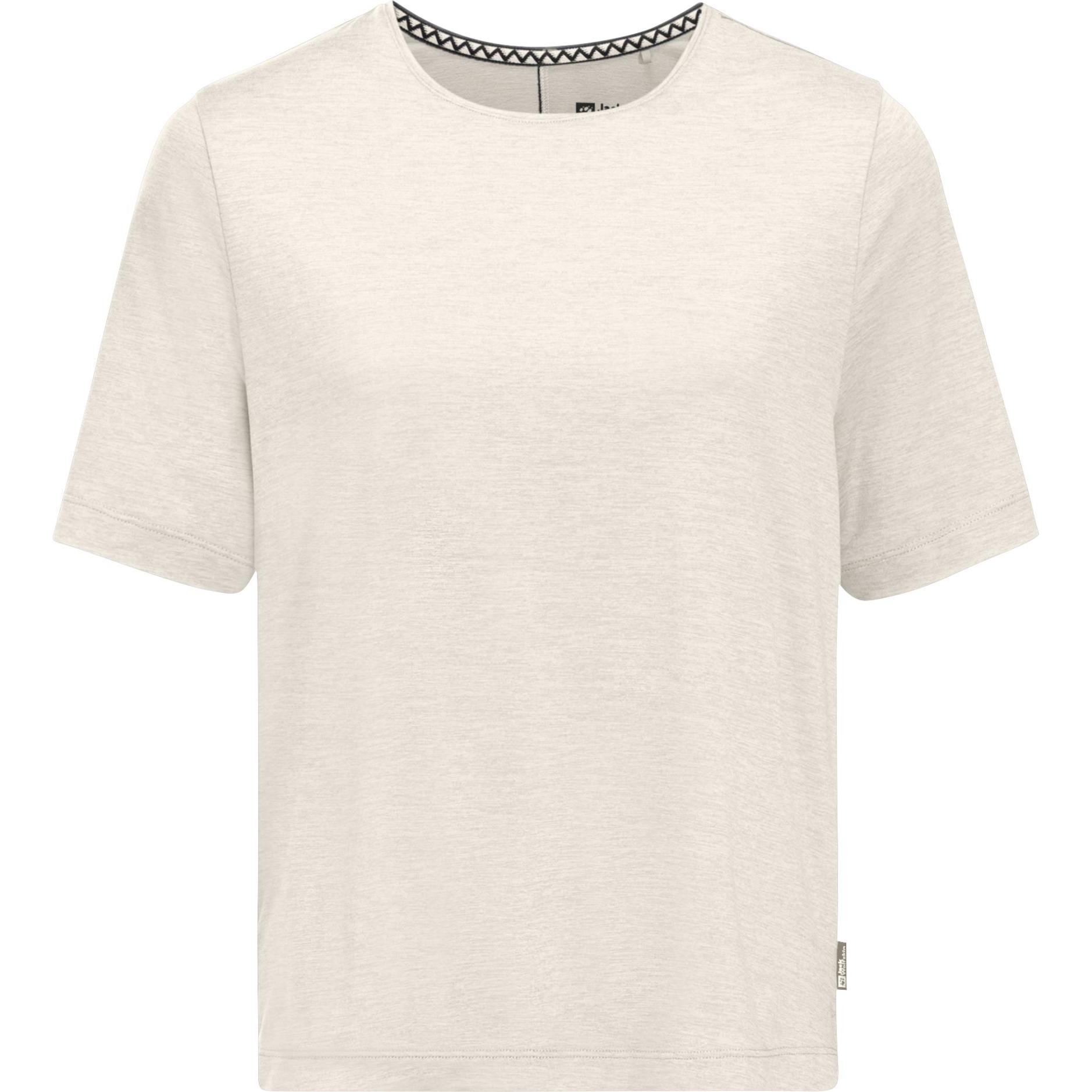 Jack Wolfskin, Damen, Sportshirt, Travel T W (XS), Weiss, XS
