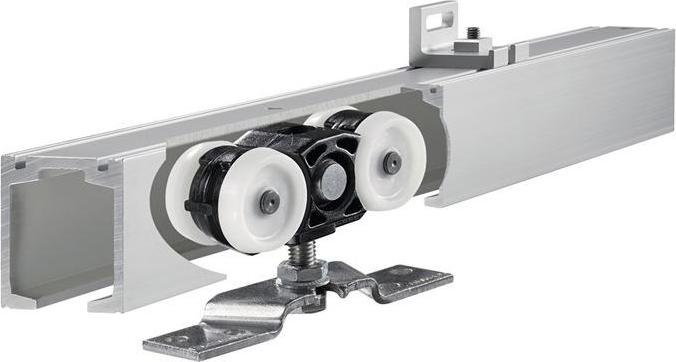 Actual product image Geze Sliding system Perlan 140 140 kg 2450 mm EV 1 26 - 60 mm Basic system 500 - 1240 mm Wall / ceiling