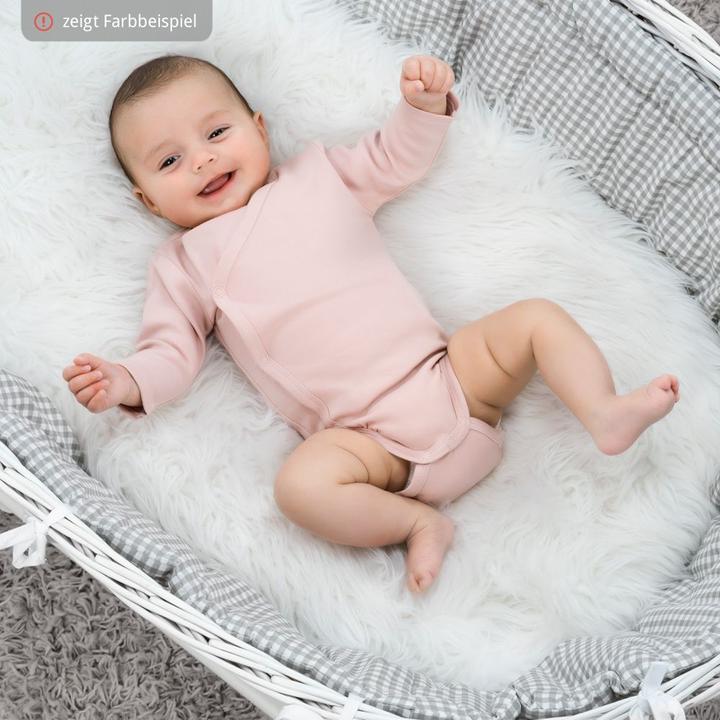 Produktbild La Loona LaLoona Baby-Bodys & Wickelbodys Wickelbody Langarm 6er Pack - Weiss - (50, 56)