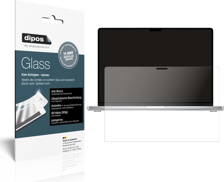 Image du produit Dipos Film de Protection d’écran Anti-Shock (2 pièce(s), MacBook Pro 14)